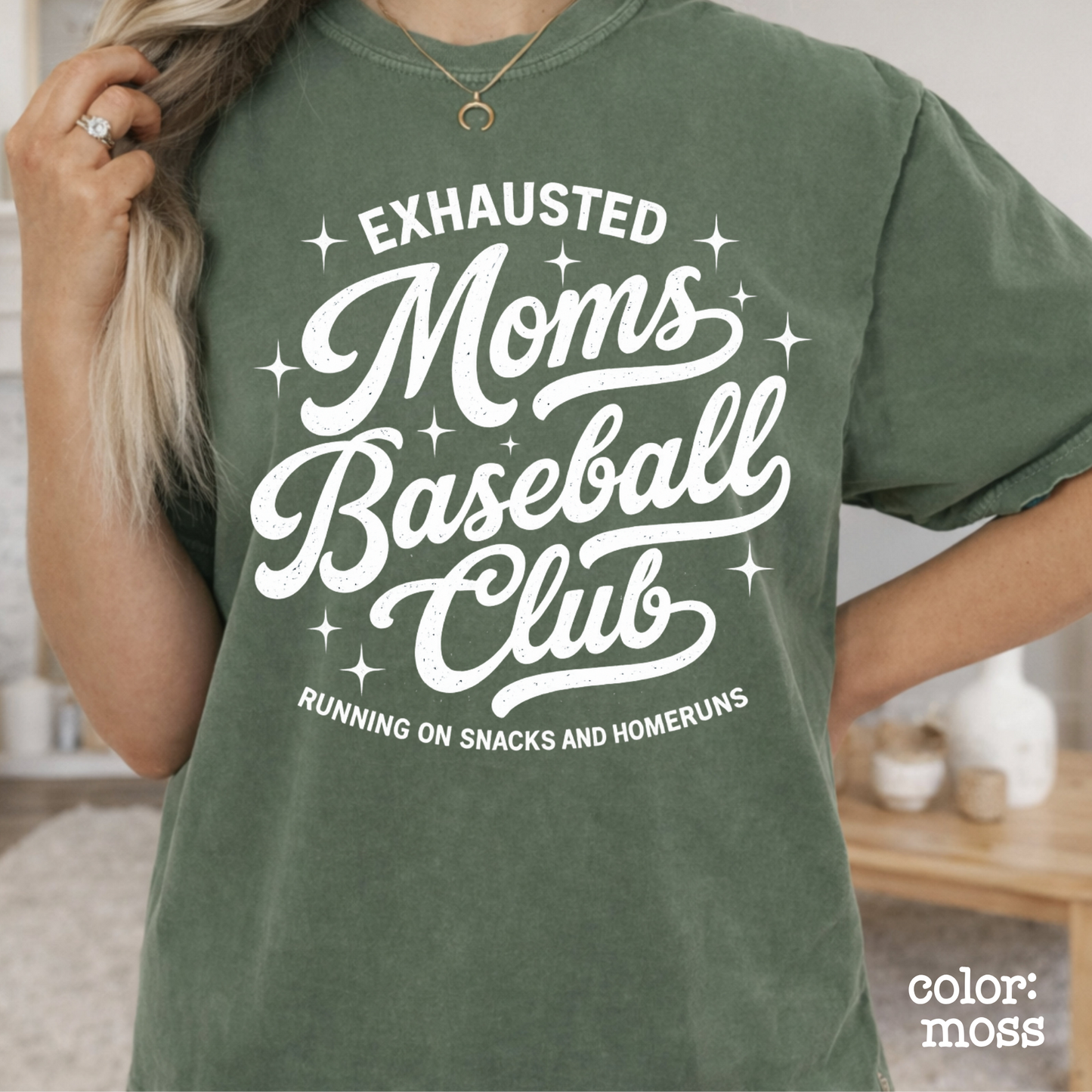 Tired Moms Baseball Club Shirt, Mom Graphic Tee