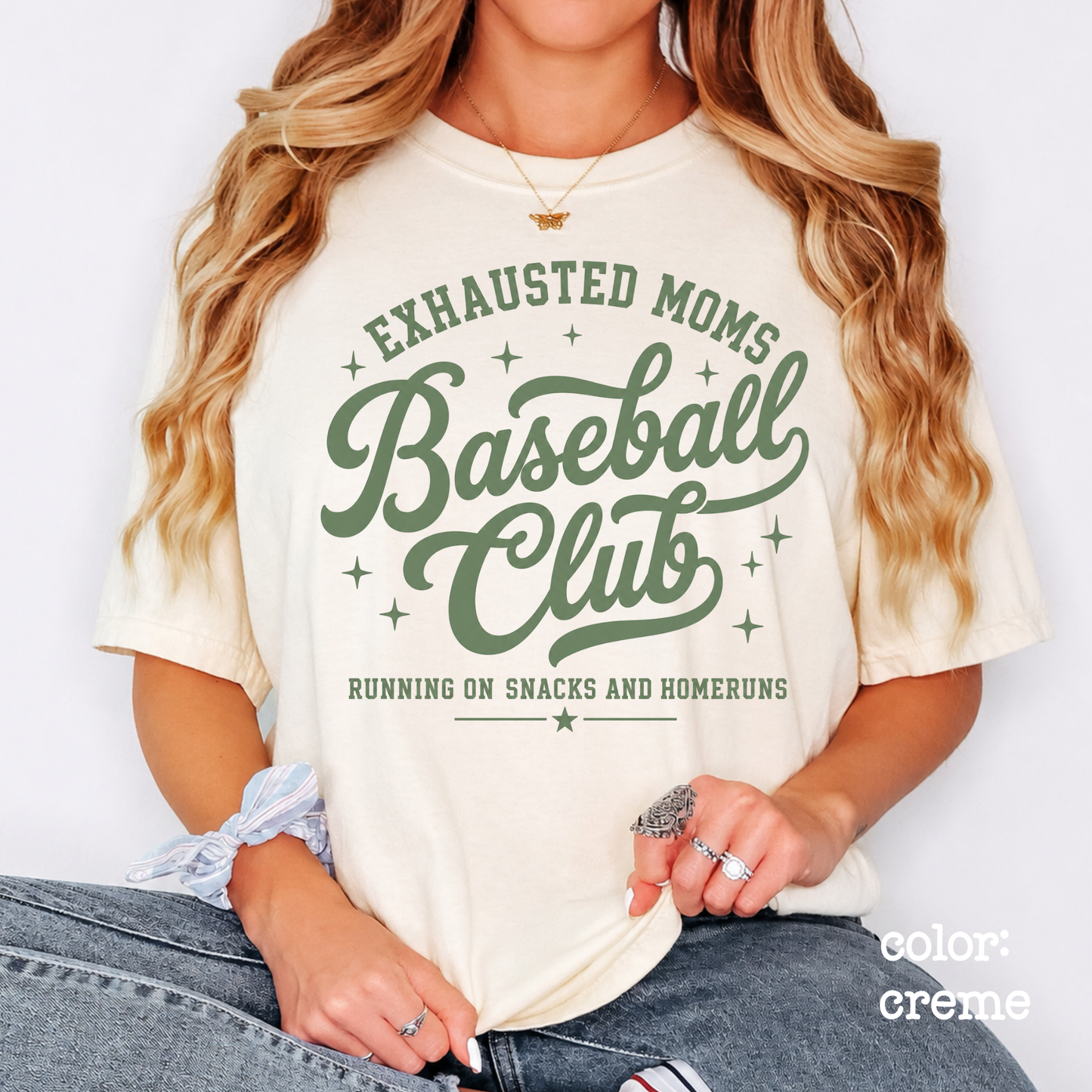 Tired Moms Baseball Club Shirt, Mom Graphic Tee