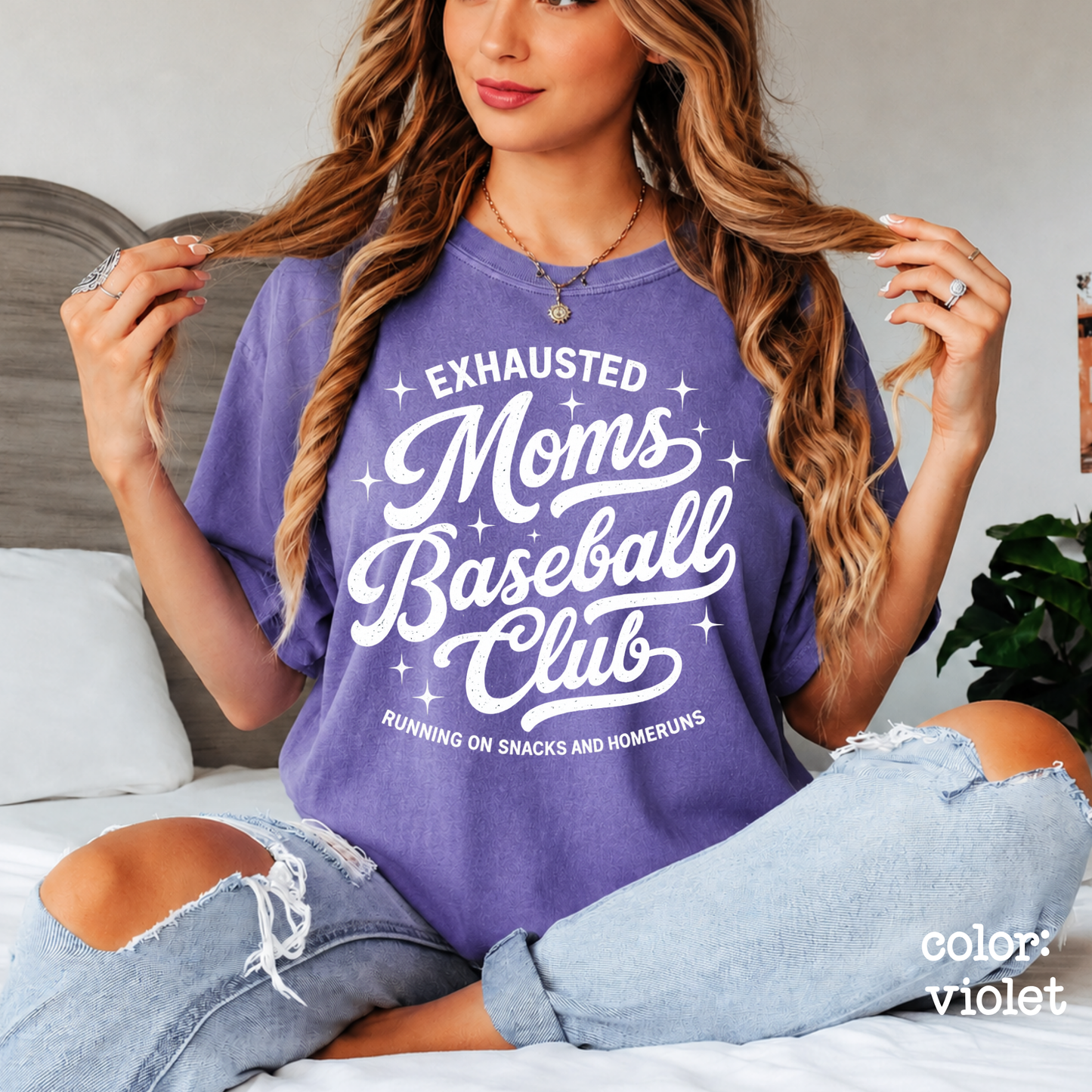 Tired Moms Baseball Club Shirt, Mom Graphic Tee