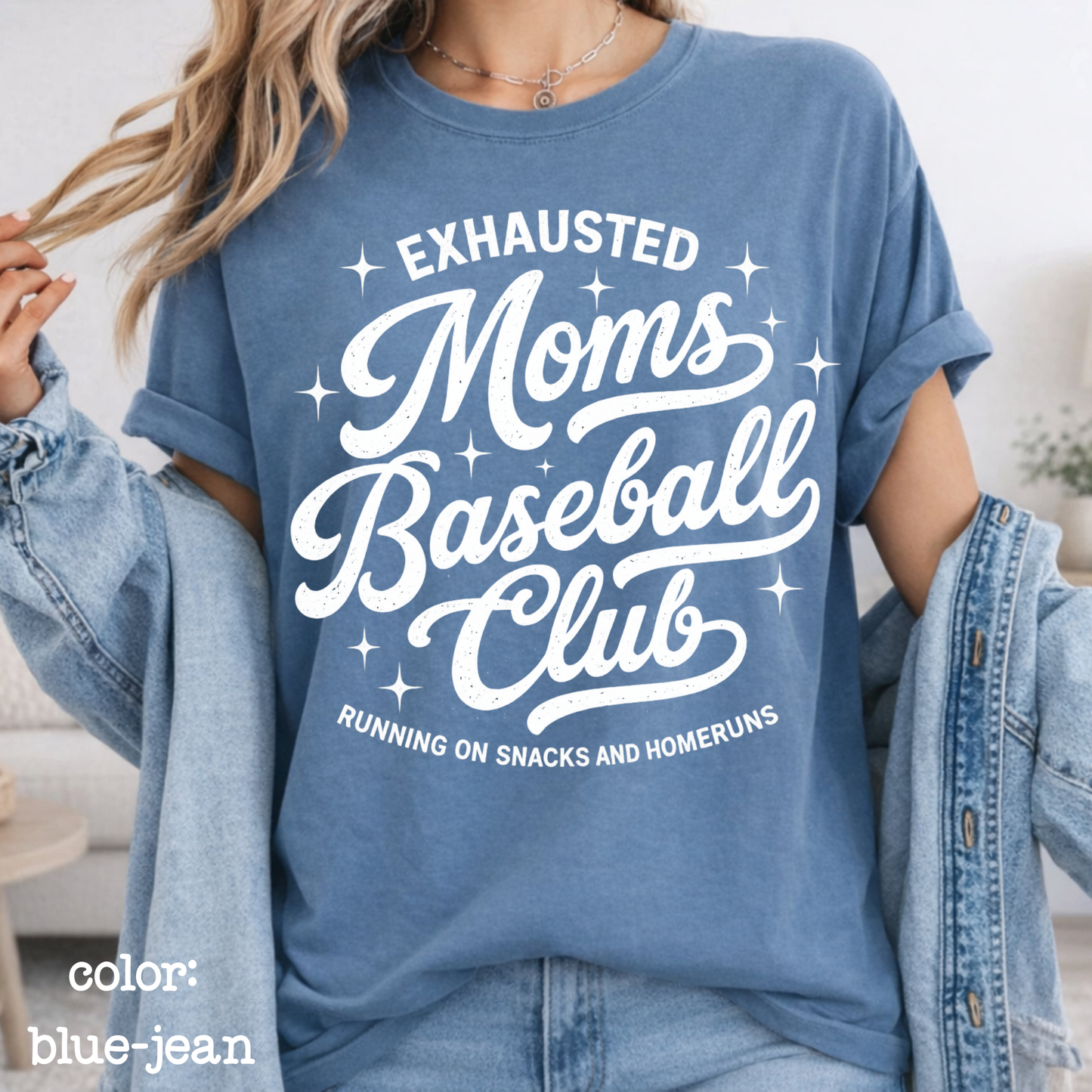 Tired Moms Baseball Club Shirt, Mom Graphic Tee