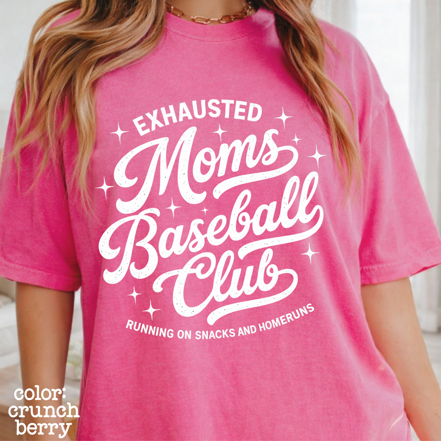 Tired Moms Baseball Club Shirt, Mom Graphic Tee