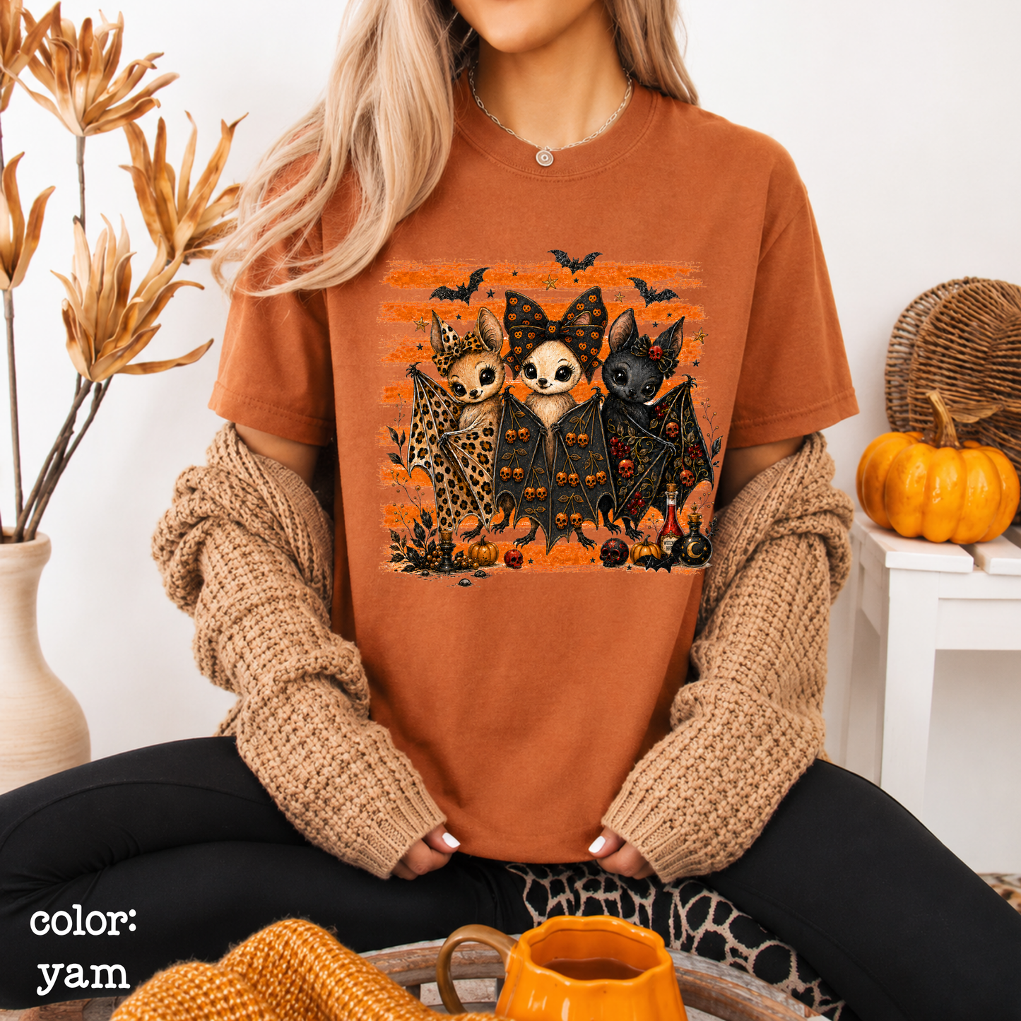 Spooky Season Bat Shirt, Retro Halloween Graphic Tee