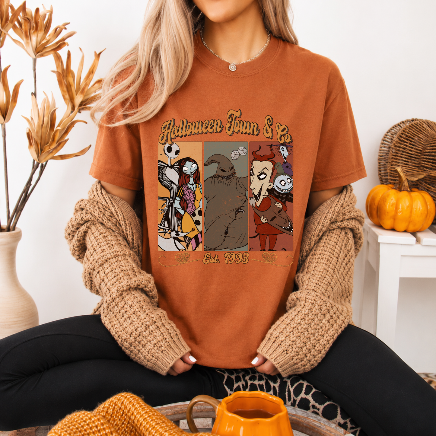 Halloween Horror Characters Shirt, Retro Graphic Tee