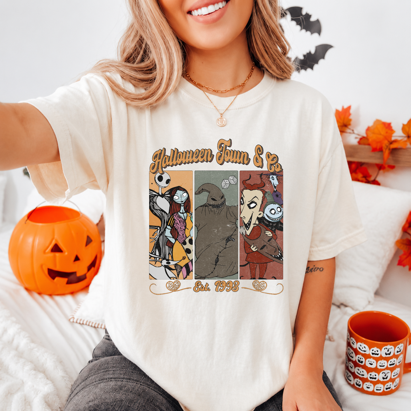 Halloween Horror Characters Shirt, Retro Graphic Tee